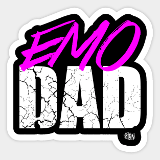 EMO Dad Sticker